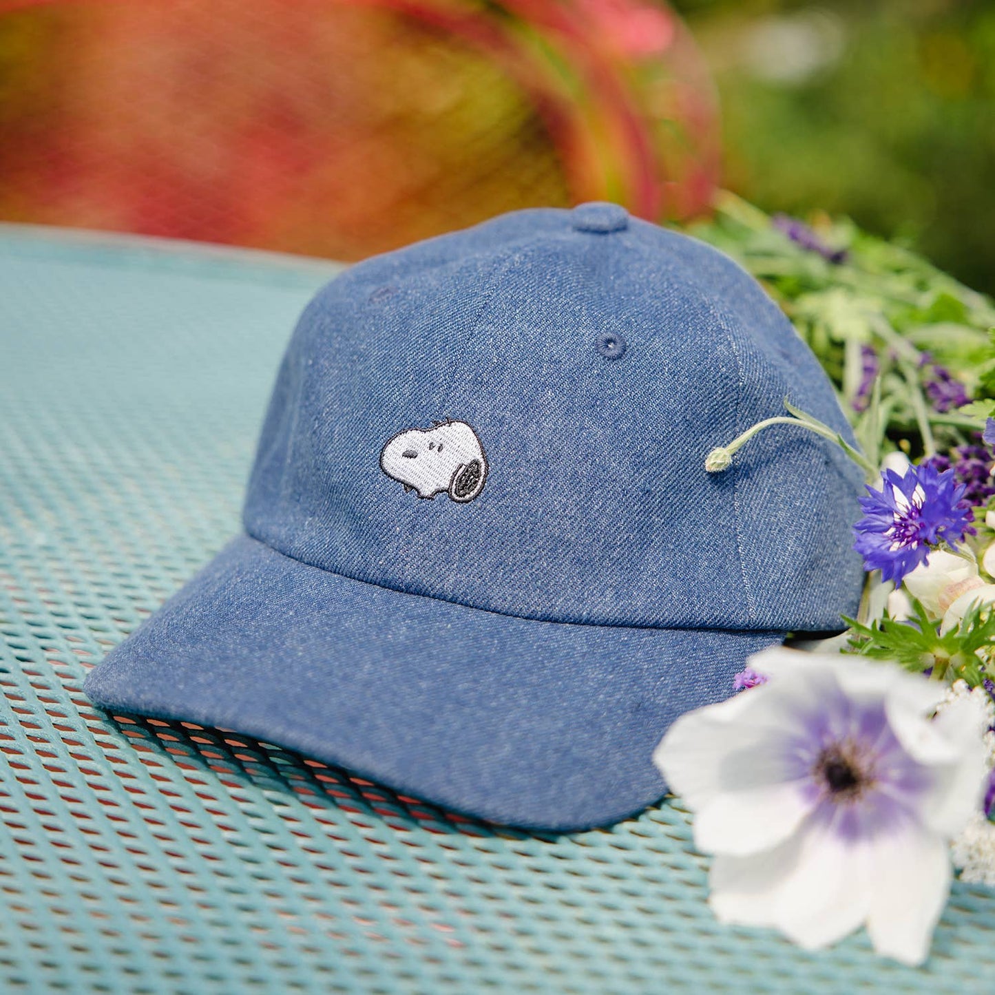 Snoopy Embroidered Denim Dad Hat – Peanuts