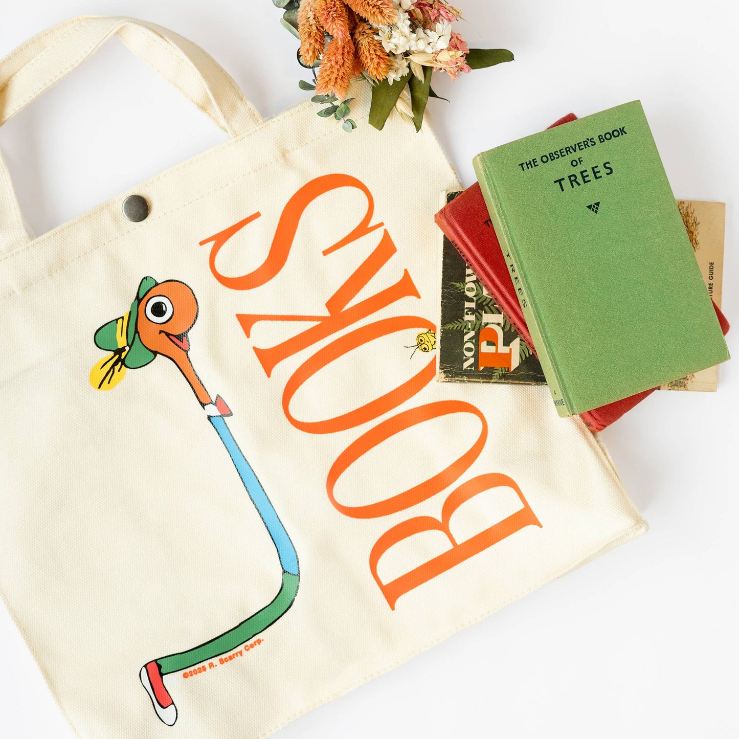 Richard Scarry Tote Bag Lowly Worm