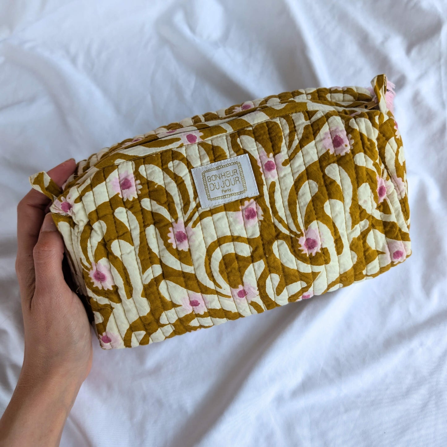 Bonheur du Jour Toiletry Bag in Poppy Olive