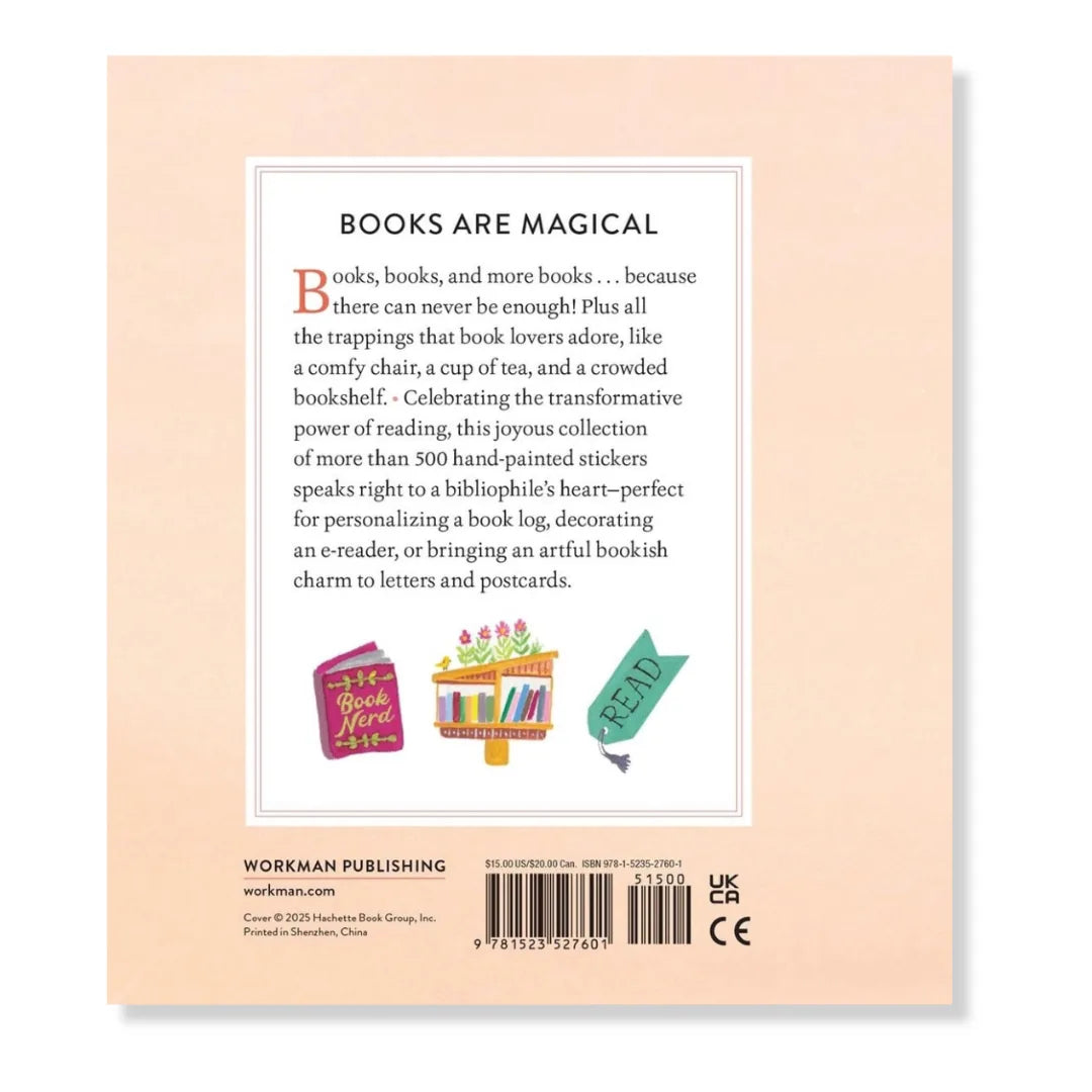 A Book Lover's Sticker Book - 450+ Stickers