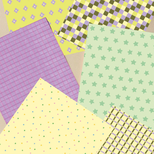 A5 Patterned Crafting Papers - Vol 2