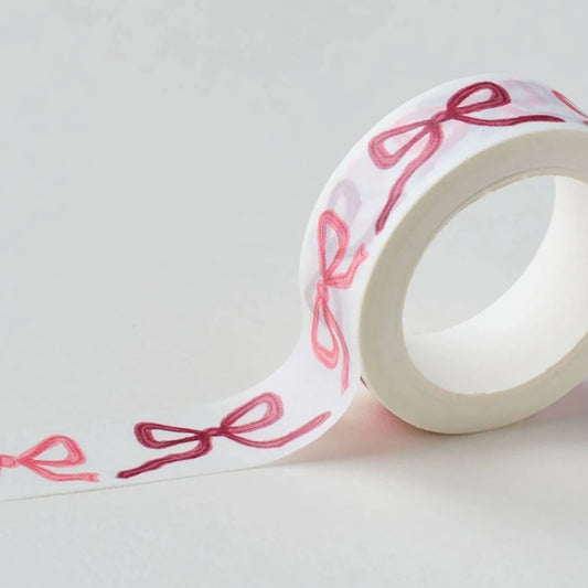Pink bows washi tape