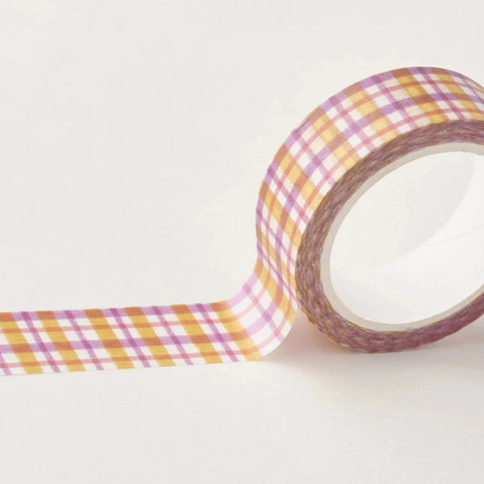 Pastel gingham washi tape