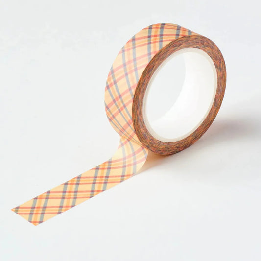 Yellow Check Washi Tape
