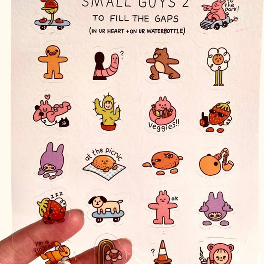 Small Guys Vinyl Sticker Sheet