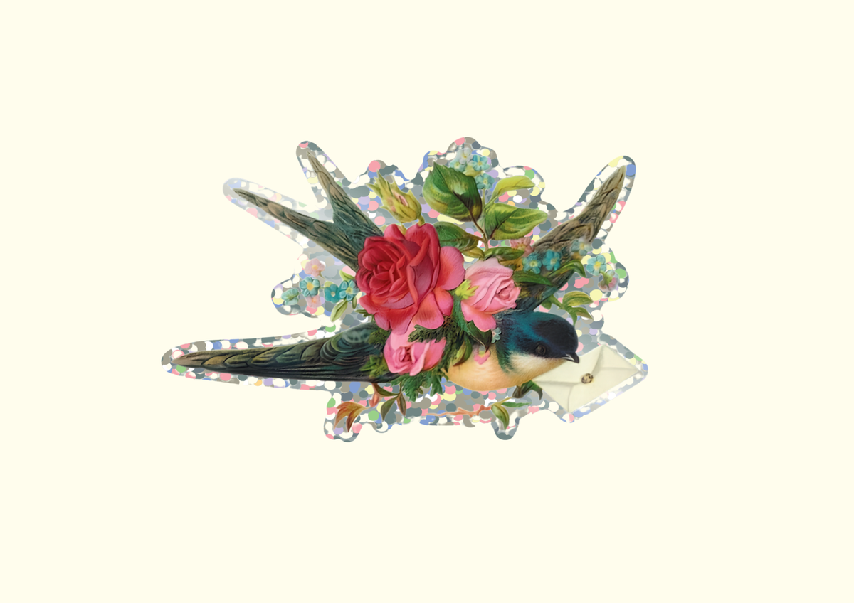Shellflower Swallow Sticker