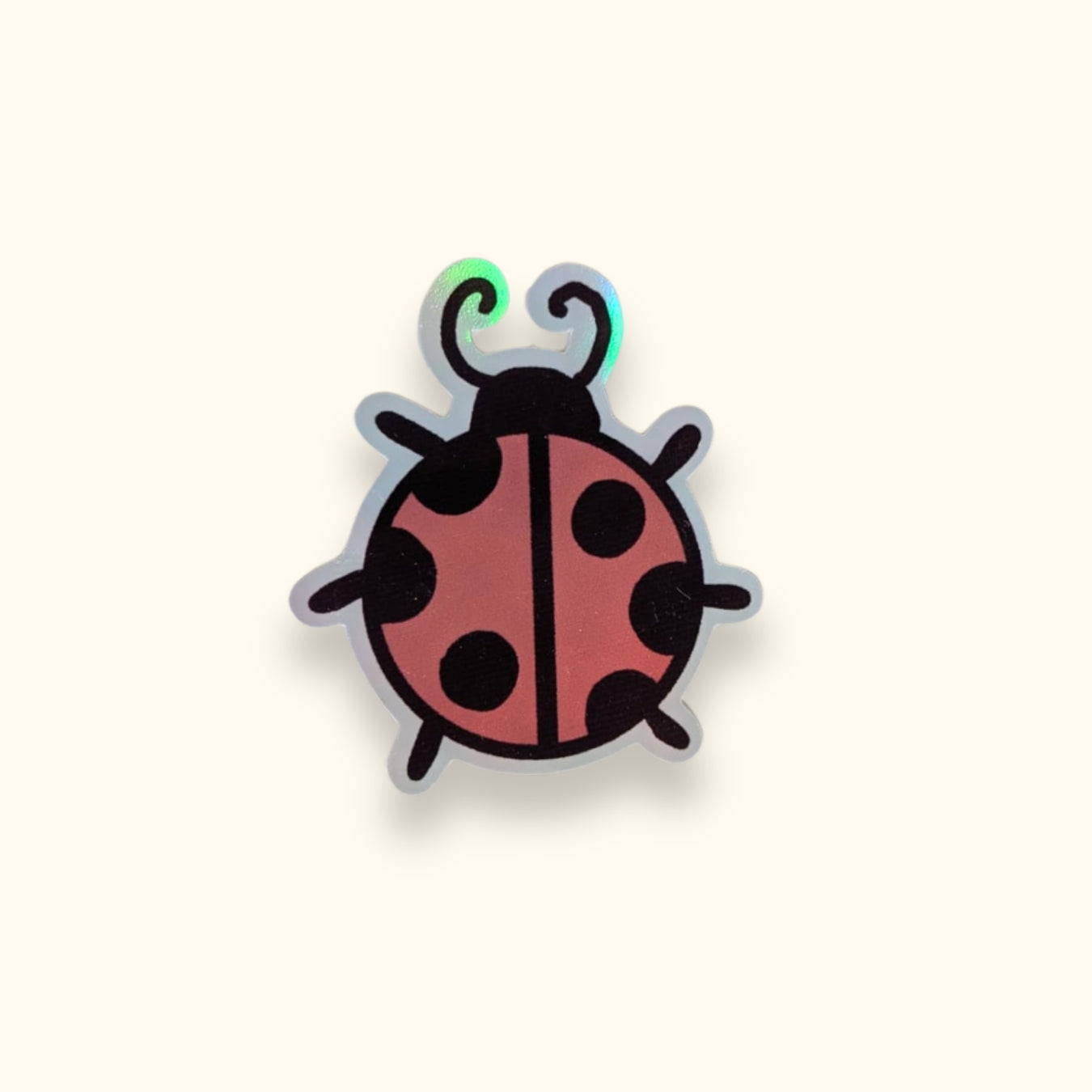 Holographic Ladybug Sticker