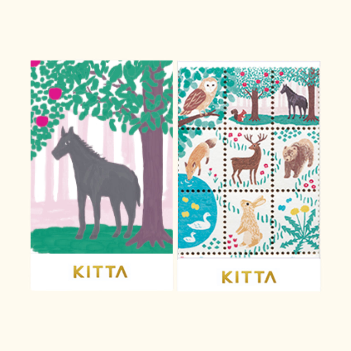 King Jim KITTA Special Pre-Cut Washi Tape in Animal
