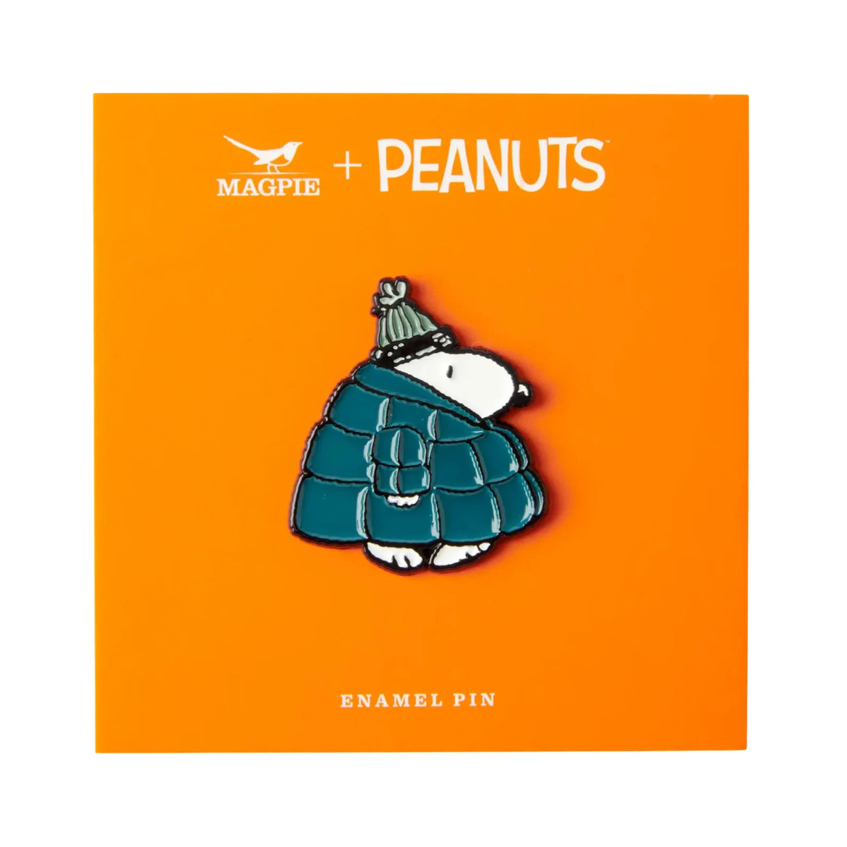 Magpie x Peanuts Snoopy Cosy Puffa Enamel Pin