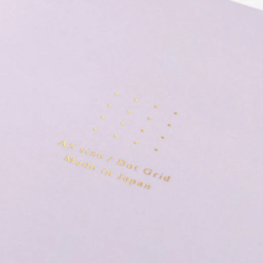 Midori A5 Dot Grid Notebook in Purple