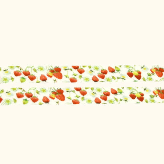mt 15mm washi tape, strawberry design