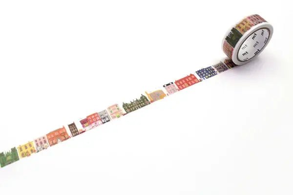 mt x Polly Fern - Streets - 15mm Washi tape - Washi Tape - Subject to Change