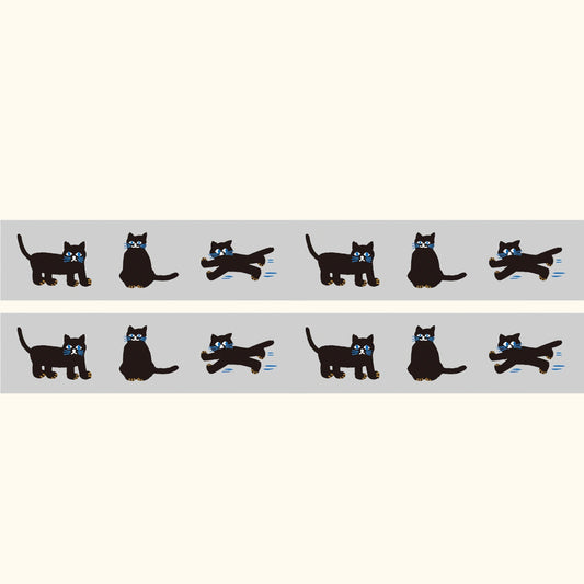 mt x SOU•SOU washi tape, Neko cat design