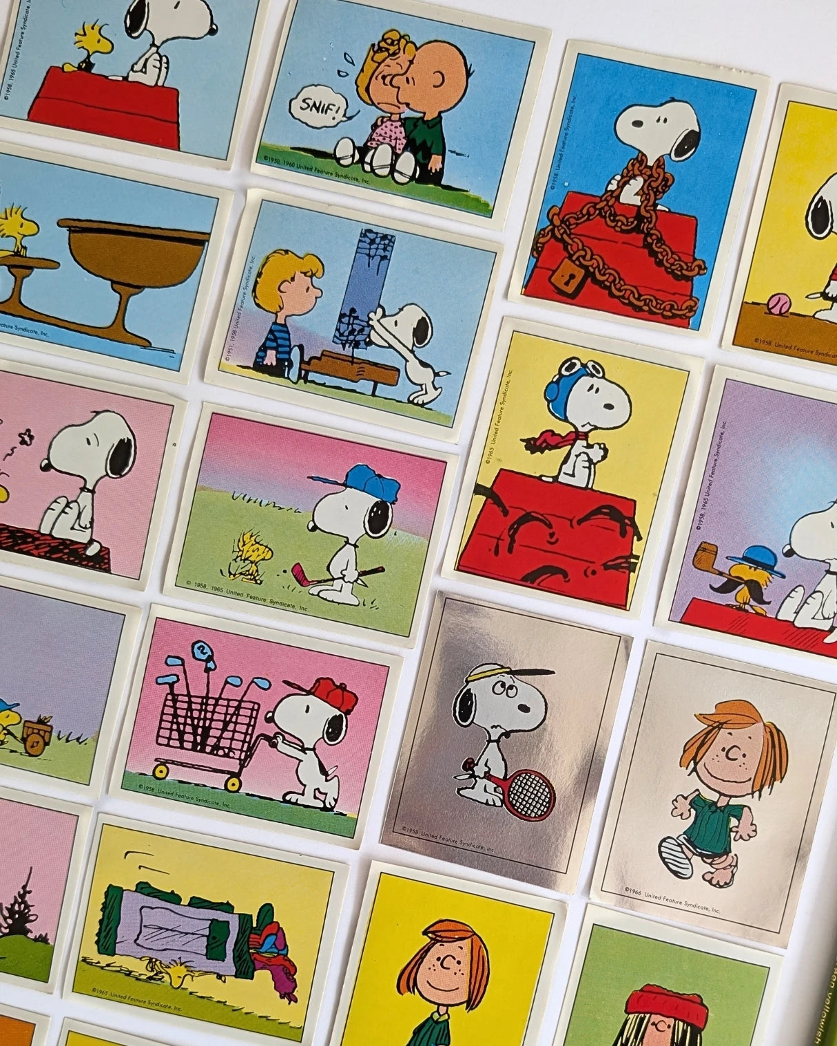 I Love Snoopy Vintage Panini Sticker Card
