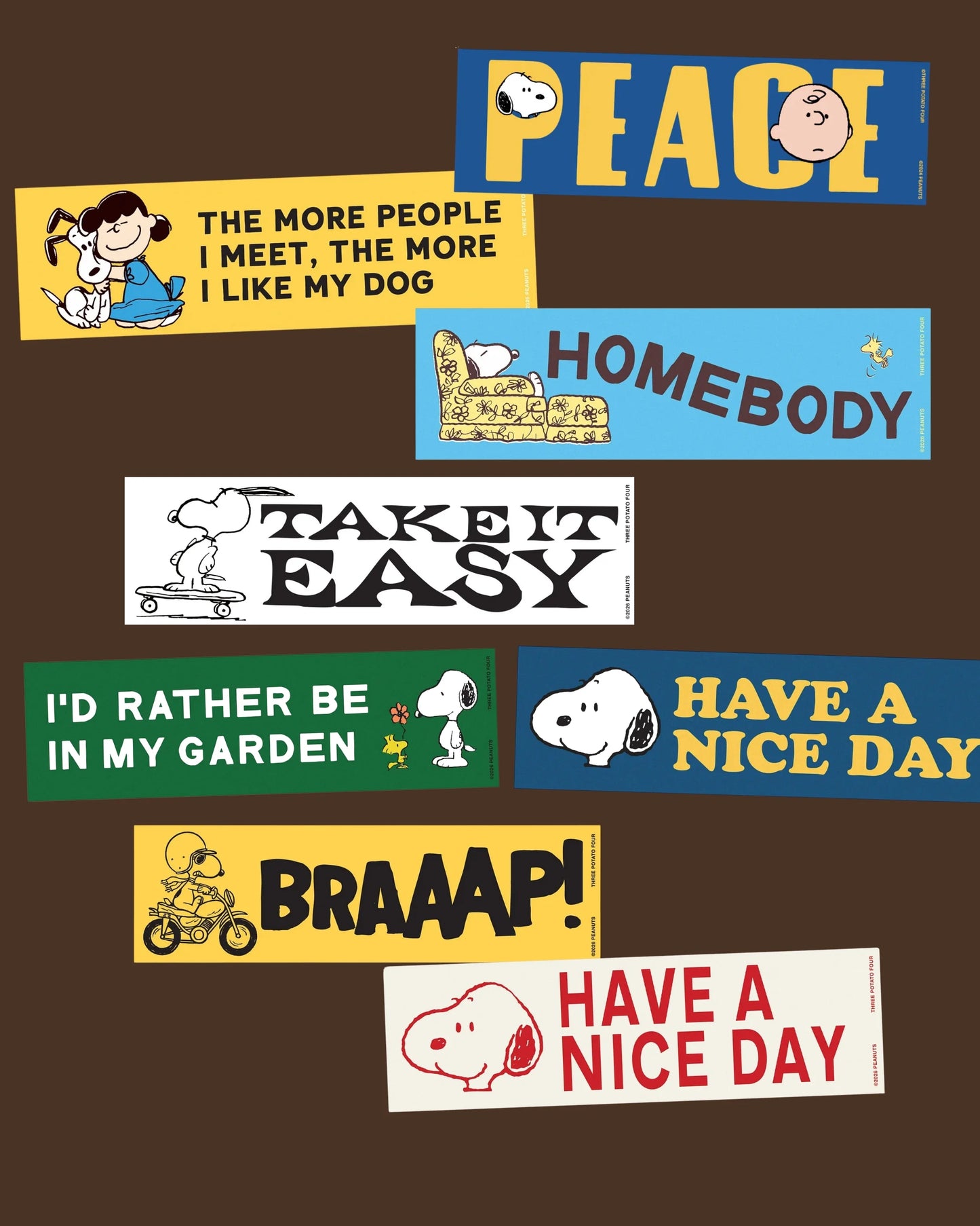 Snoopy Homebody Bumper Magnet