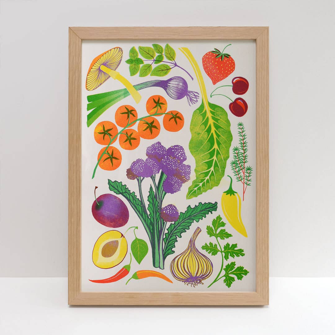 Printer Johnson Homegrown A3 Risograph Print - Prints - Subject to Change