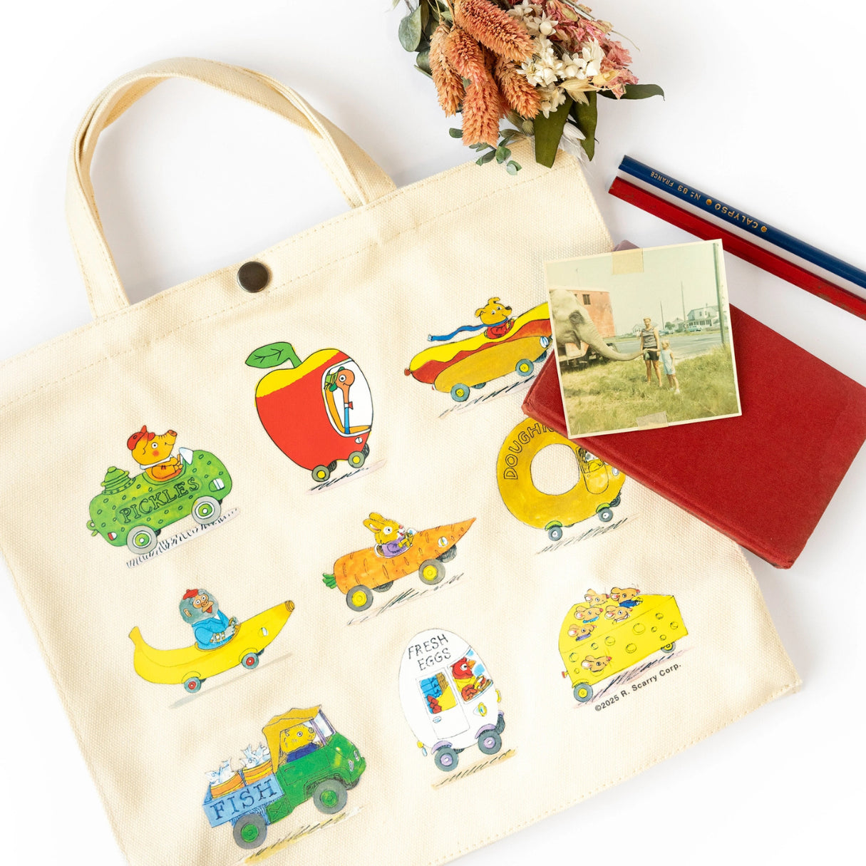 Richard Scarry Busy Town Market Tote Bag