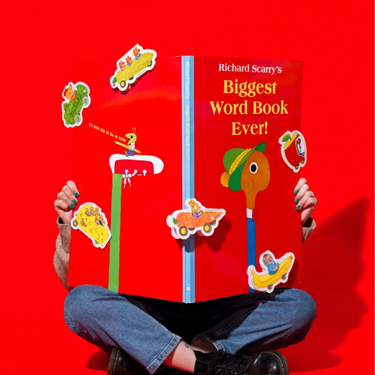 Cheese The Day Richard Scarry Die-cut card