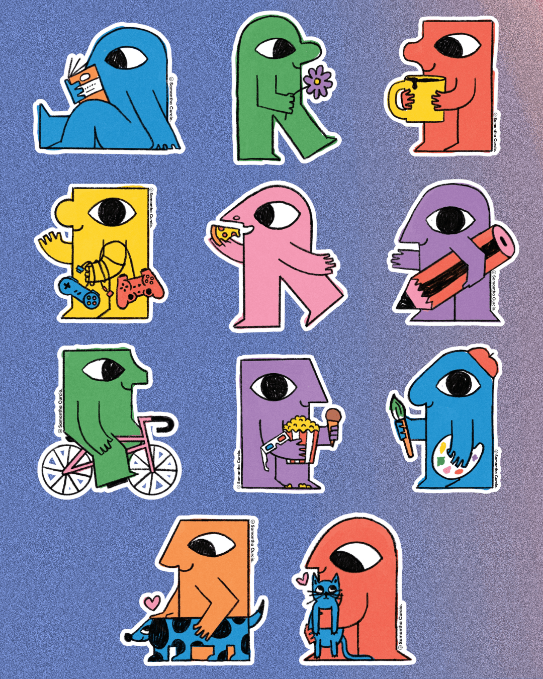 Blooming Cute Vinyl Sticker