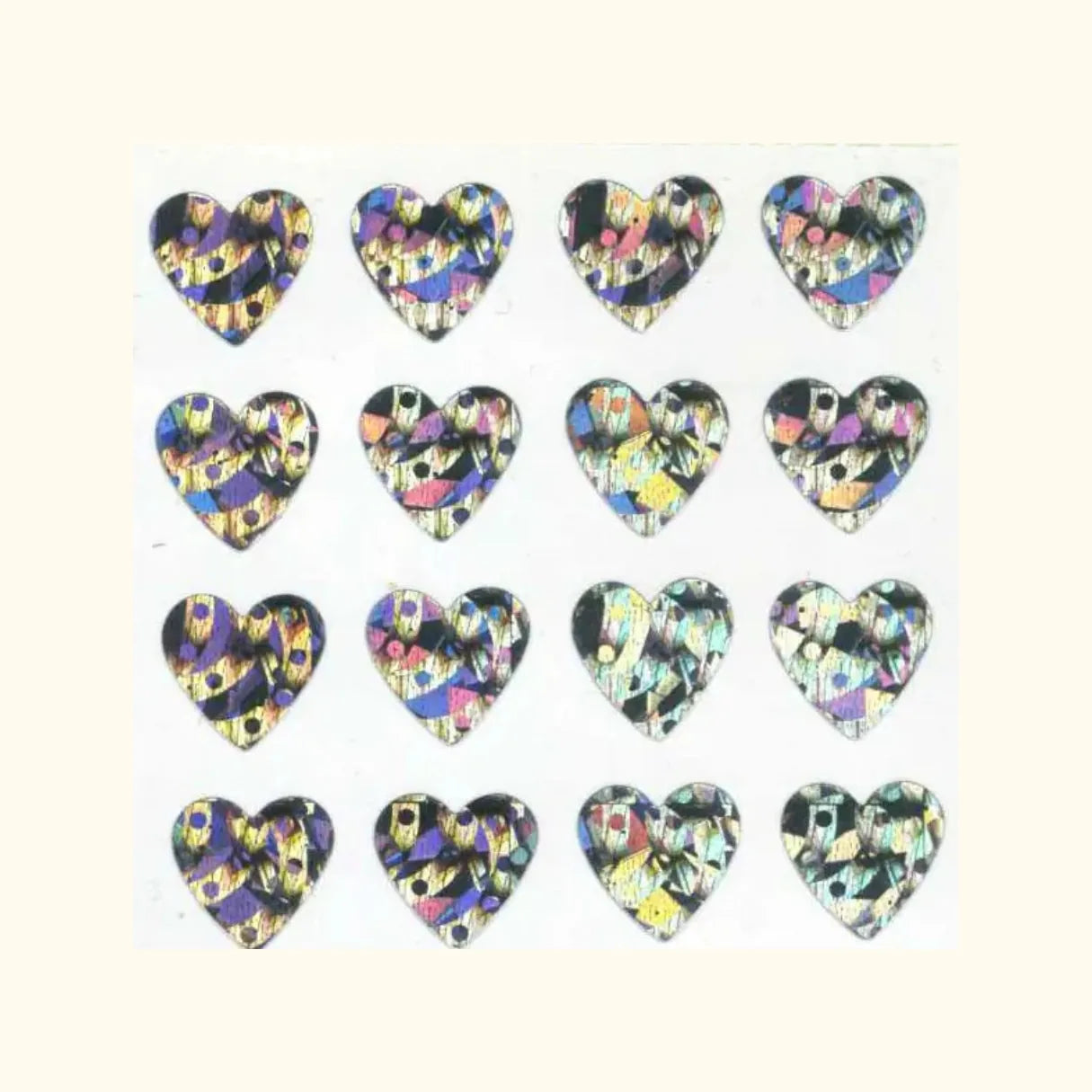 Old School Stickers - Hearts, Stars and Suns
