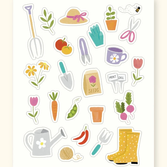 Gardening Sticker Sheet