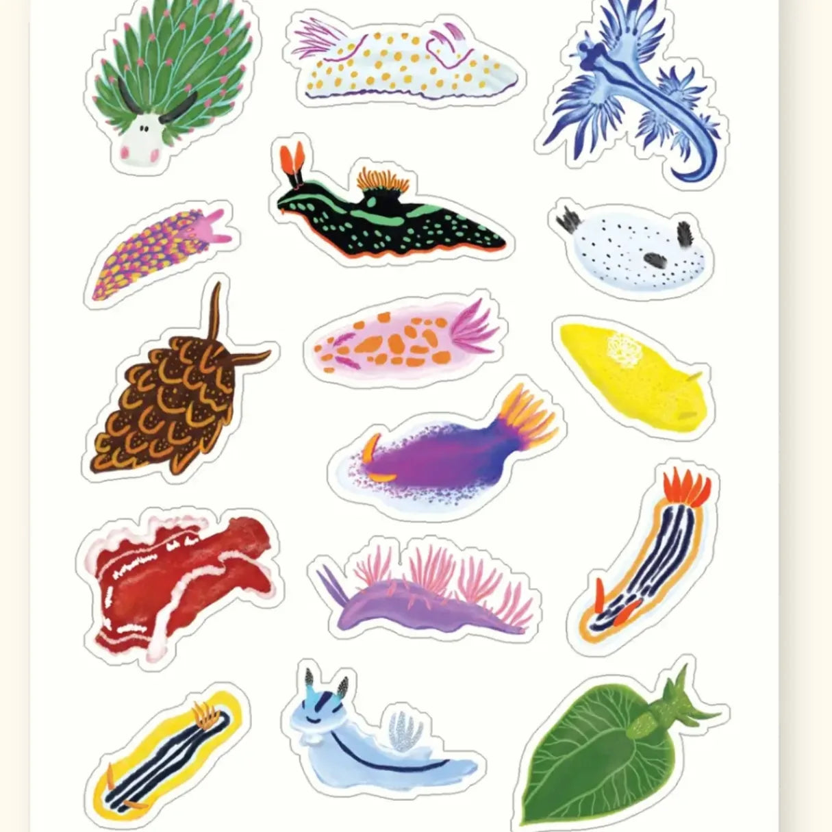 Nudibranch Sticker Sheet