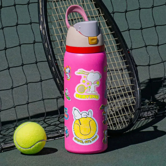 Serving Snoopy Tennis Sticker