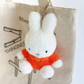 Miffy fluffy plush keychain bag charm — officially licensed Dick Bruna Miffy character

