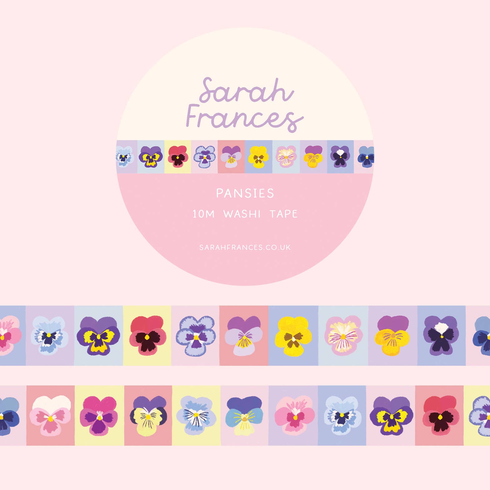 Pansy Washi Tape