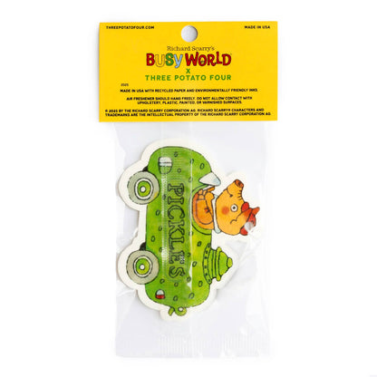 Pickle Car Air Freshener - Richard Scarry