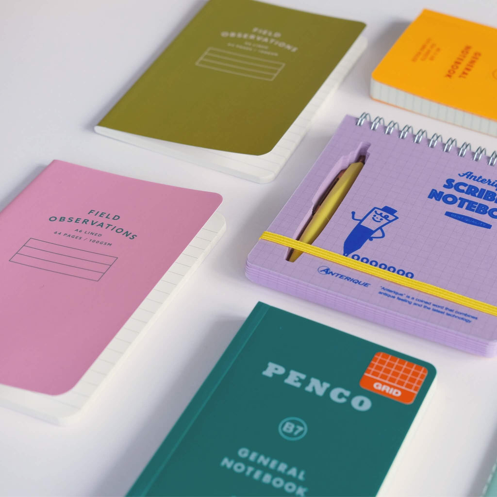 stationery collection of japanese brand notebooks