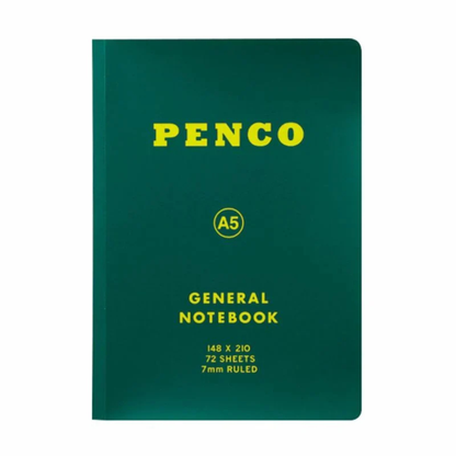 Penco Soft Notebook in A5 Ruled - Green