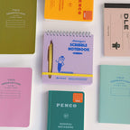 collection of various retro inspired notebooks