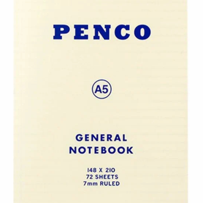 Penco Soft Notebook in A5 Ruled - White