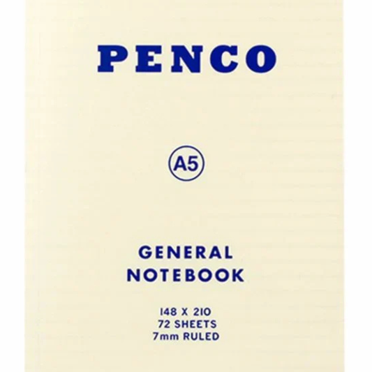 Penco Soft Notebook in A5 Ruled - White