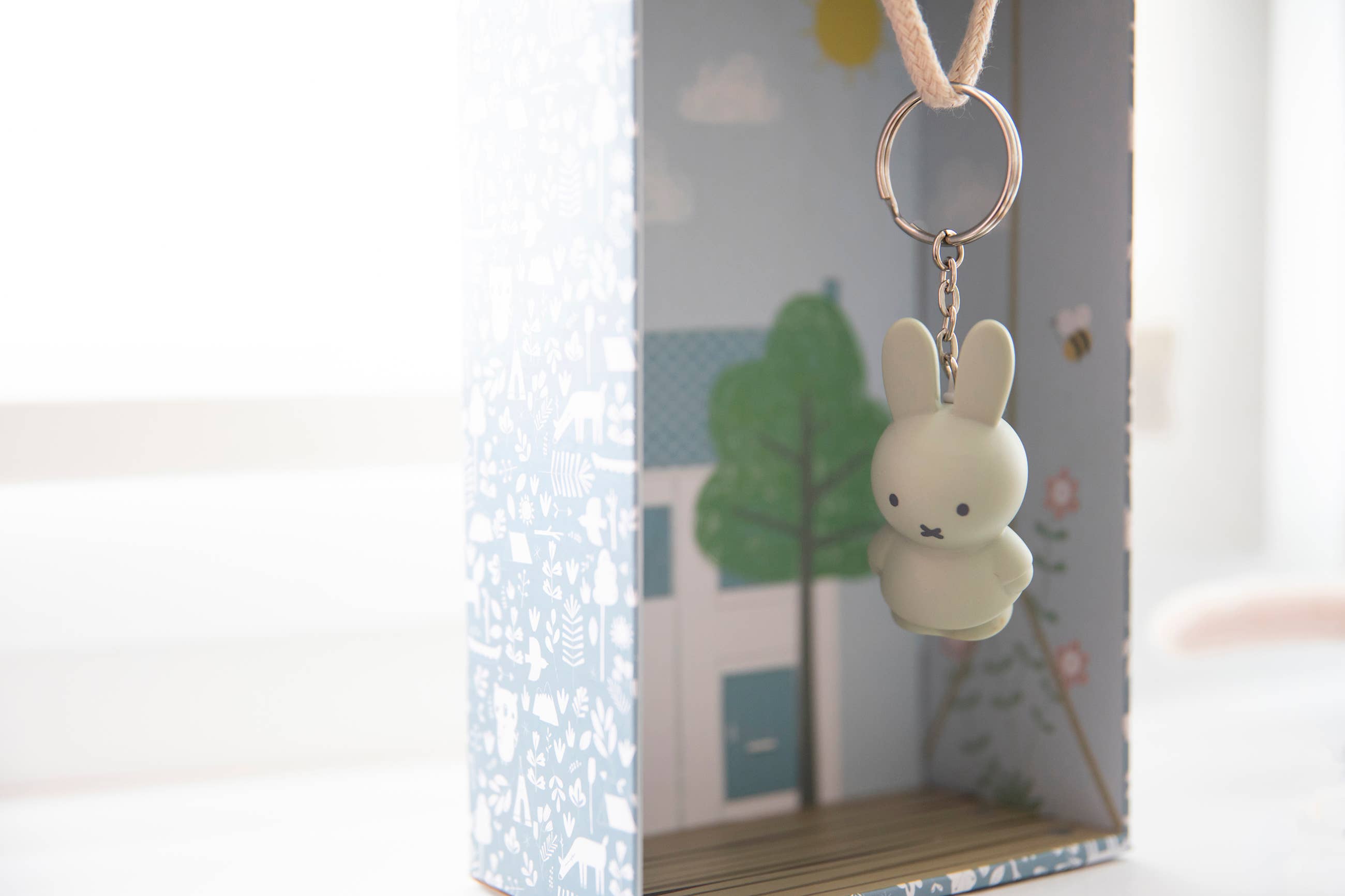 Miffy Classic Keyring – Eucalyptus Green – 6cm