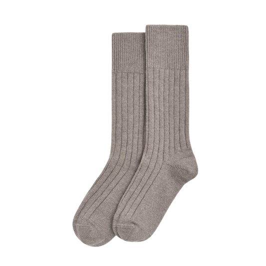 Merino Bed Socks in Correct Grey