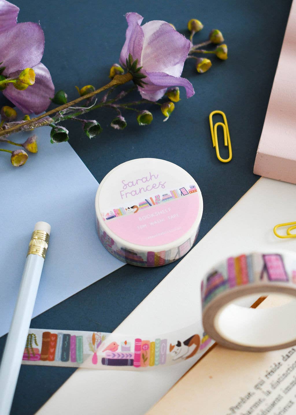 Bookshelf Washi Tape