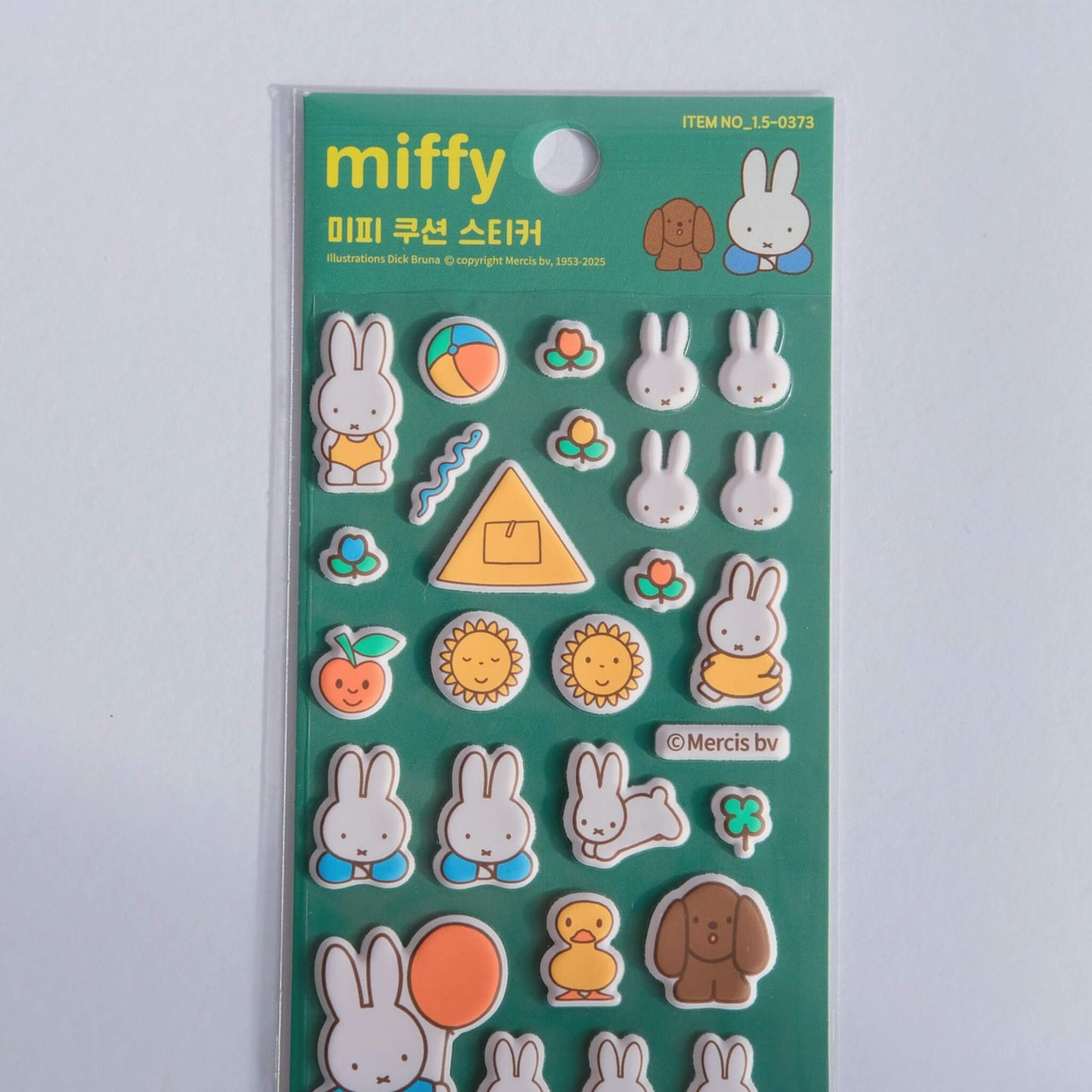 Green collection of Miffy Sticker Pack