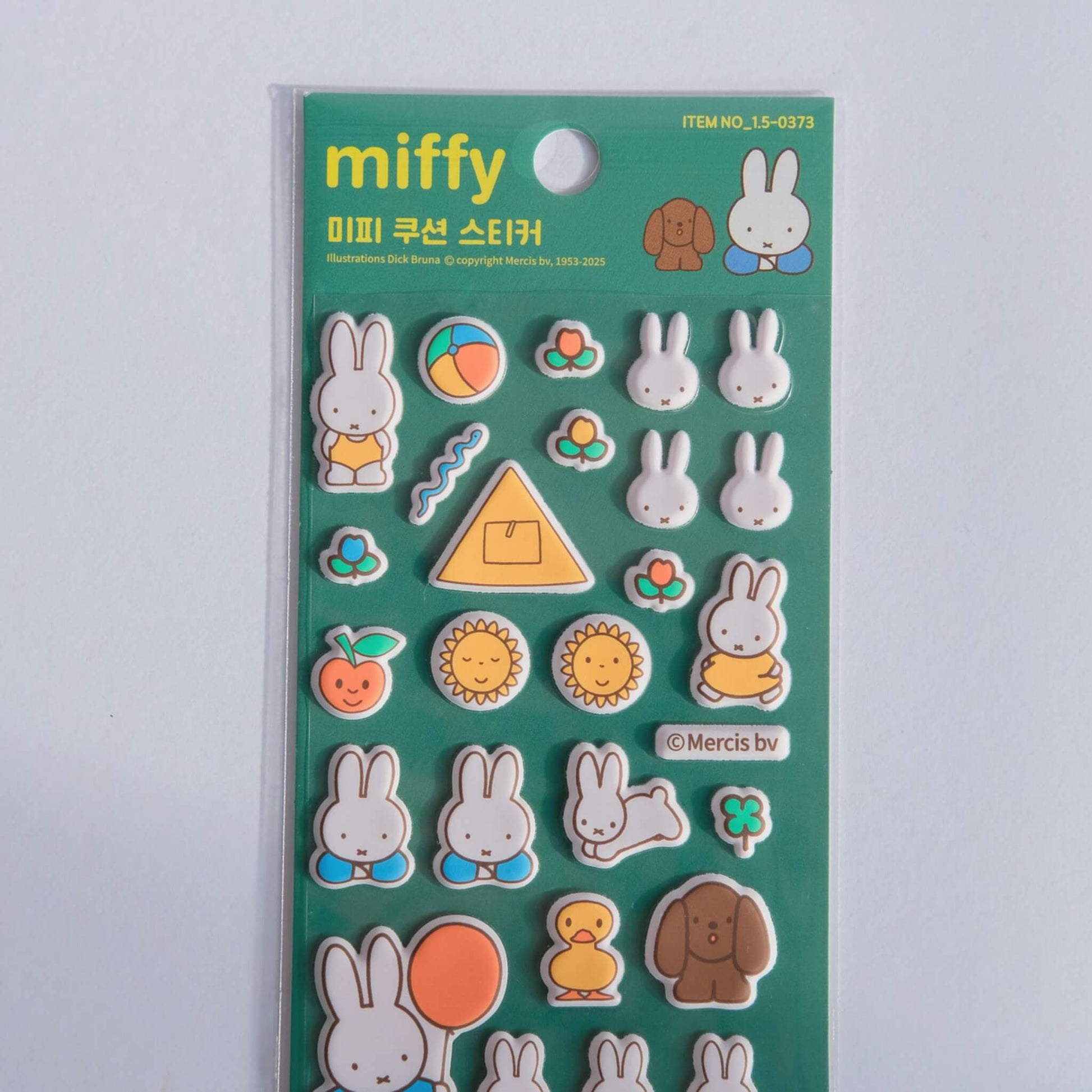 Green collection of Miffy Sticker Pack