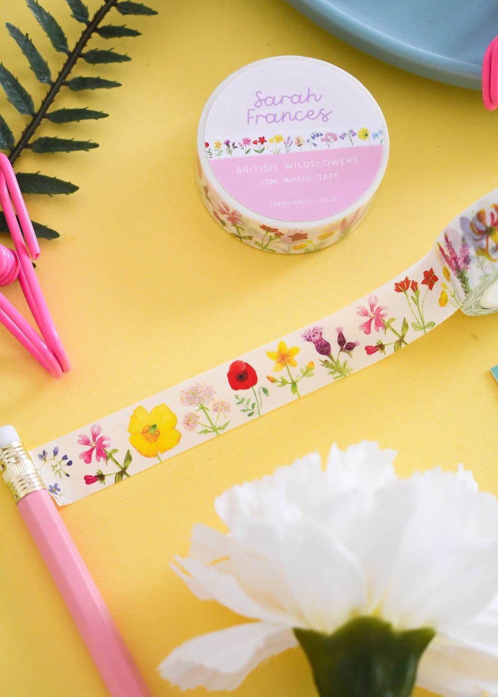 British Wildflowers Washi Tape