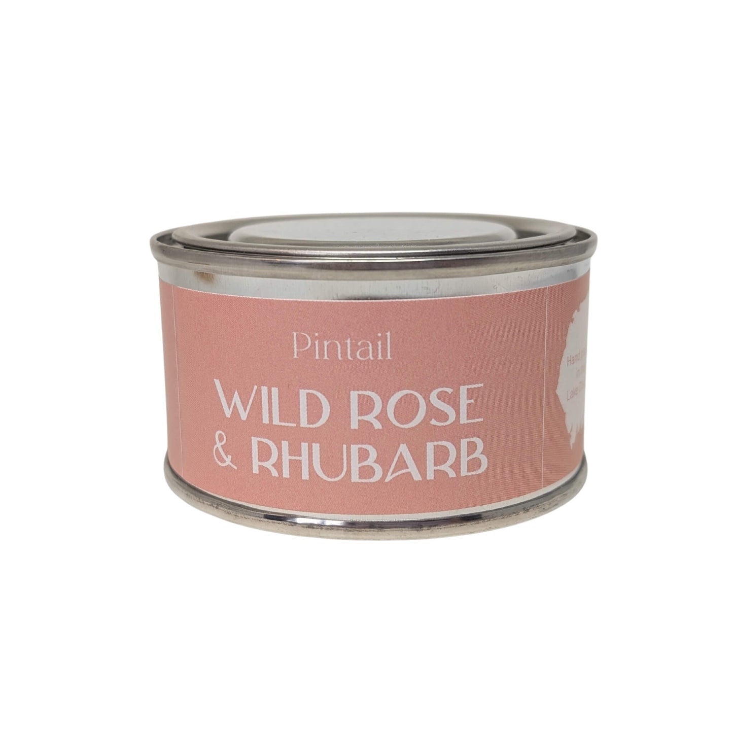 Wild Rose & Rhubarb Candle in Paint Pot Tin