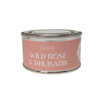 Wild Rose & Rhubarb Candle in Paint Pot Tin