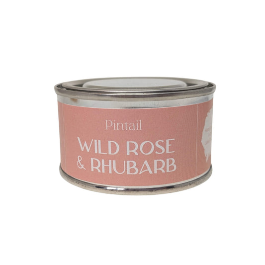 Wild Rose & Rhubarb Candle in Paint Pot Tin