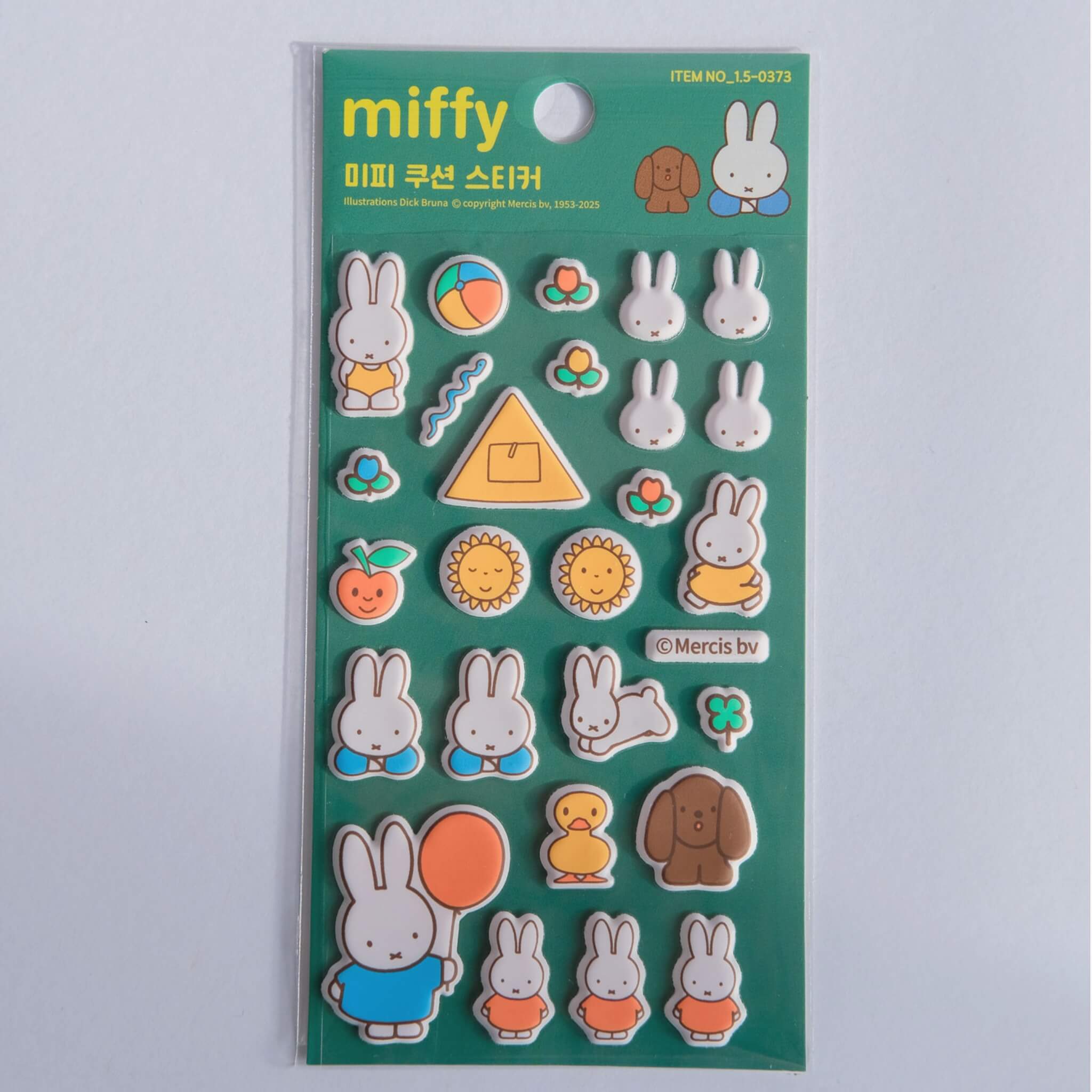Green collection of Miffy Sticker Pack