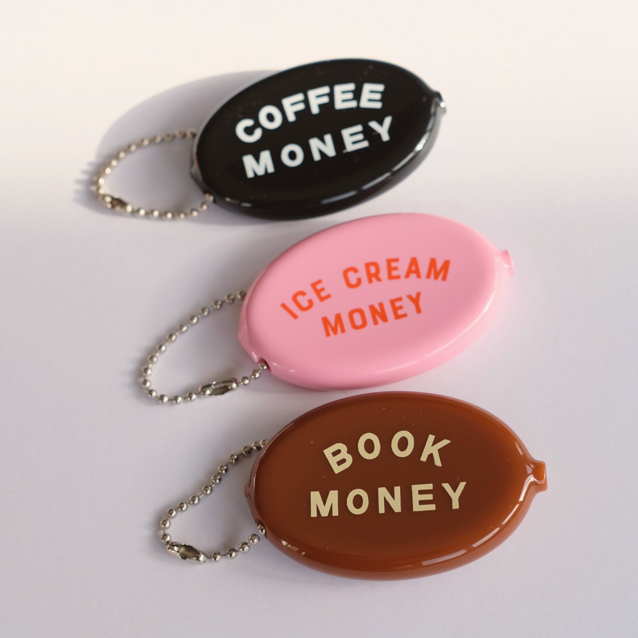 Three Potato Four Retro Rubber Coin Keychains