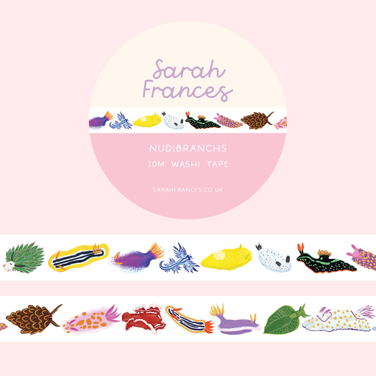 Nudibranchs Washi Tape