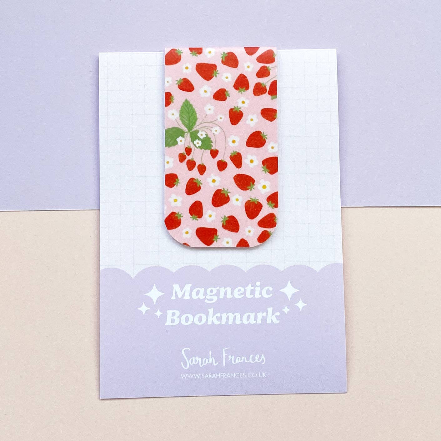 Strawberries Magnetic Bookmark