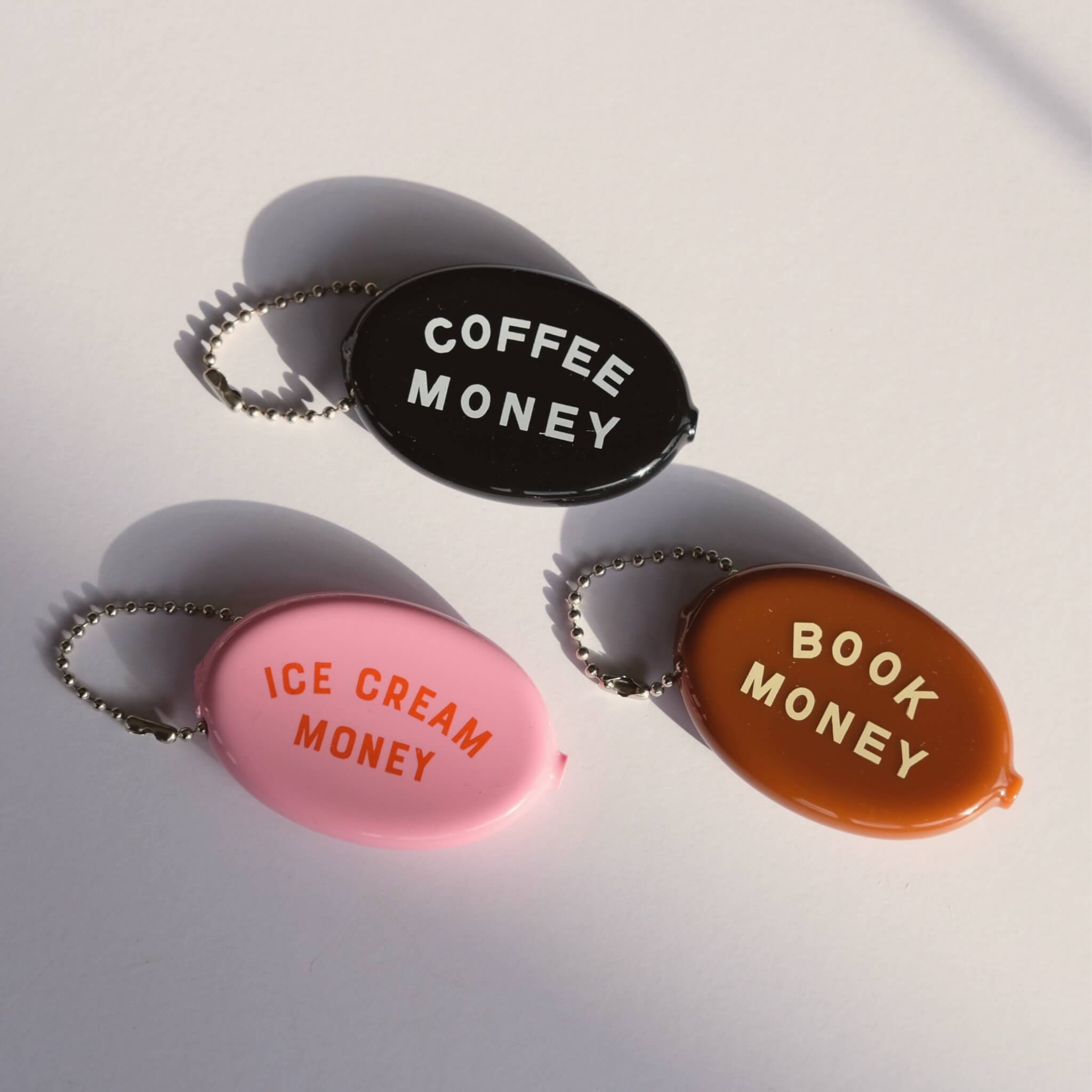 Retro bag charms and keychains