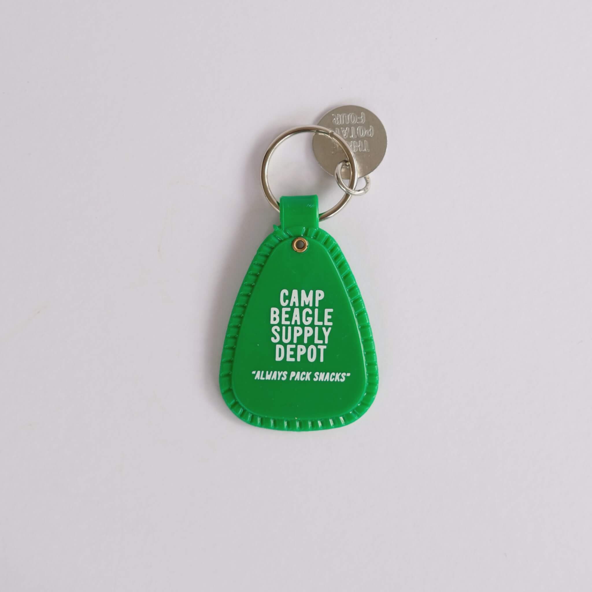 Back of Snoopy Beagle Scout Keyring | Subject to change